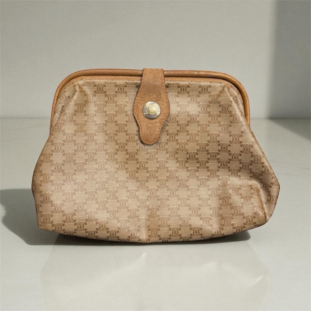 Vintage Celine Monogram Pouch